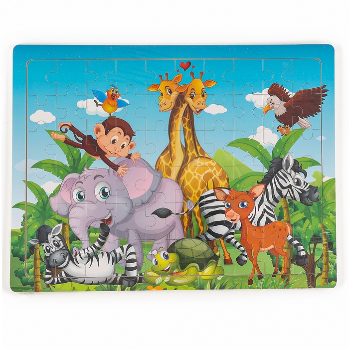 Пазл большой Пазл большой "Африка" элемент: 5,5 × 3 см