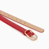 Ремень жен 05-01-01-01, Июнь2512, 3*0,3*110 см, без винта, пряж золото, 1 прокол, красный Ремень жен 05-01-01-01, Июнь2512, 3*0,3*110 см, без винта, пряж золото, 1 прокол, красный