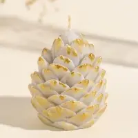 Свеча новогодняя &laquo;Шишка&raquo;, 80&times;60 мм