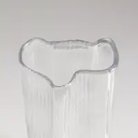 Ваза стекло настольная "Энико" 25х9 см, прозрачный