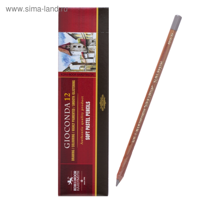 Пастель сухая в карандаше Koh-I-Noor GIOCONDA 8820/35 Soft Pastel, светло-серая Пастель сухая в карандаше Koh-I-Noor GIOCONDA 8820/35 Soft Pastel, светло-серая