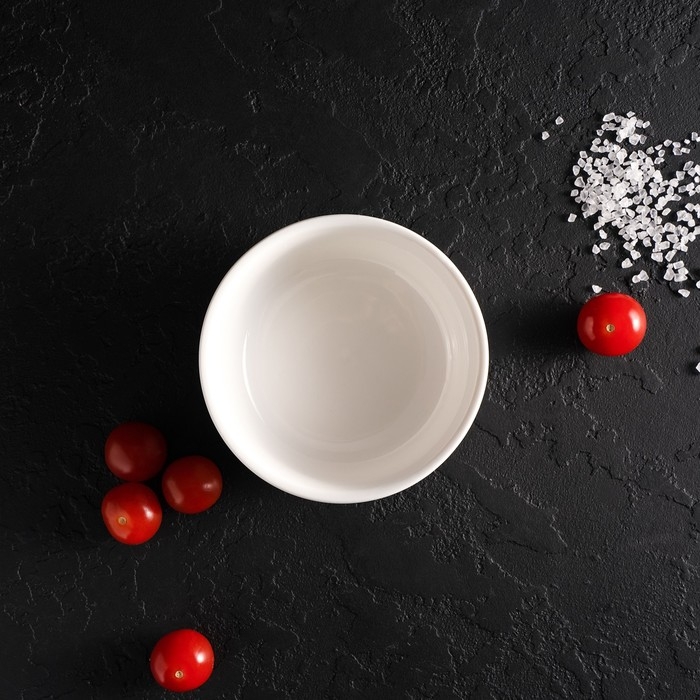 Салатник фарфоровый Magistro «Волна Бланш», 300 мл, d=10,5 см, цвет белый Салатник фарфоровый Magistro «Волна Бланш», 300 мл, d=10,5 см, цвет белый