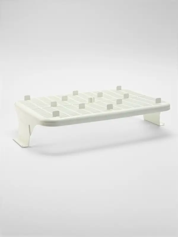 Туалет с сеткой, 44&times;33&times;11.5 см, коричневый, белый