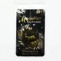 Магнит металл &laquo;Богатства в новом году&raquo;, диам. 4 см