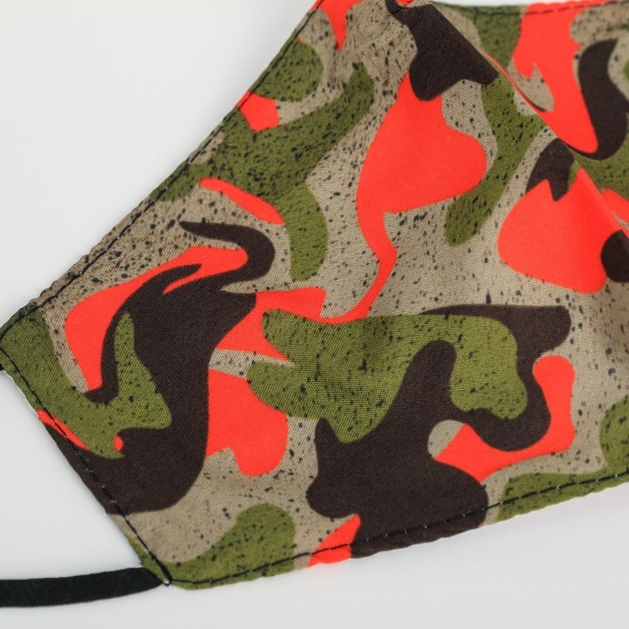 Маска тканевая с регулирующимися завязками  Маска тканевая с регулирующимися завязками "Хакки"