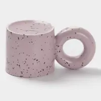 Кружка Доляна &laquo;Бублик&raquo;, 300 мл, керамика, сиреневая