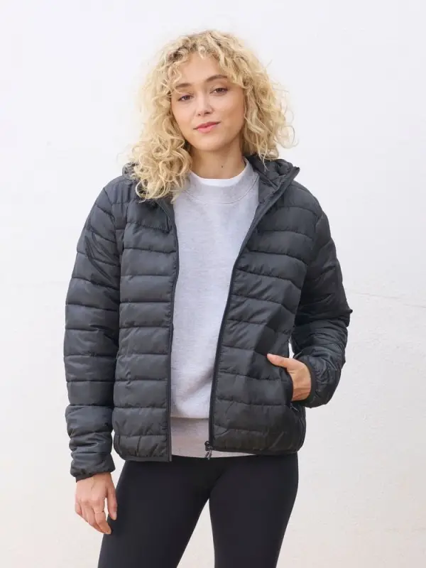 Куртка с капюшоном женская Stream Women, черная, размер S Куртка с капюшоном женская Stream Women, черная, размер S