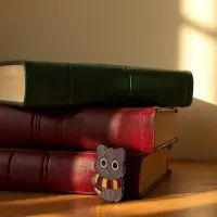 Значок &laquo;Котик&raquo;, из Гриффиндора, цветной в чёрном металле