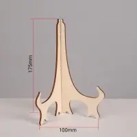Подставка для тарелок, 10&times;10&times;17.5 см, толщина 3 мм, цвет бежевый