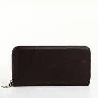 Сумка мужская на плечо TEXTURA, портмоне-клатч, на молнии, коричневая