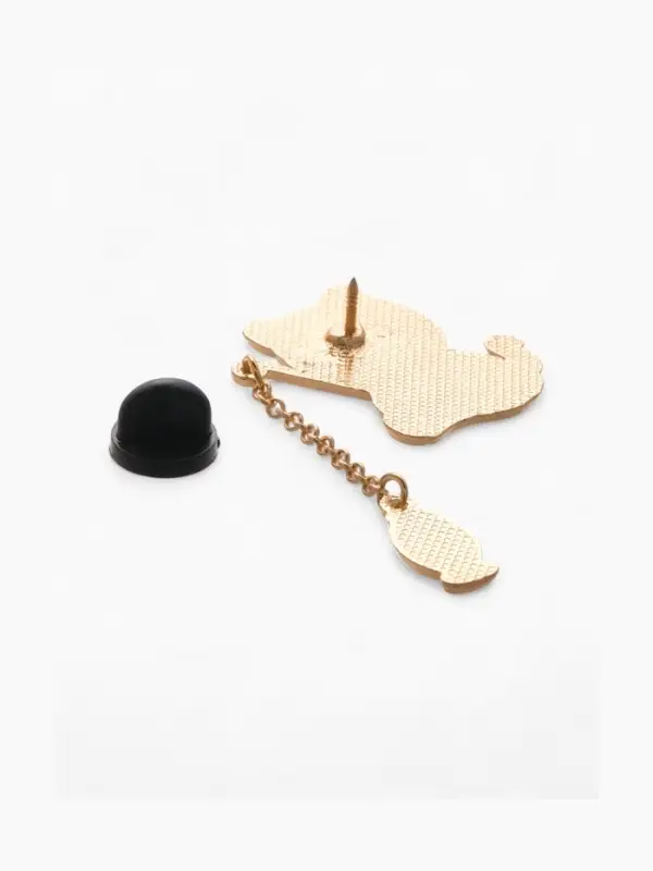 Набор значков (2 шт.) &laquo;Япония&raquo;, котики, цветной в золоте