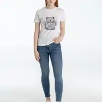 Футболка женская Bear, белая, размер S