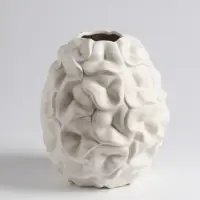 Ваза «Легия», 18×14 см, керамика, белая