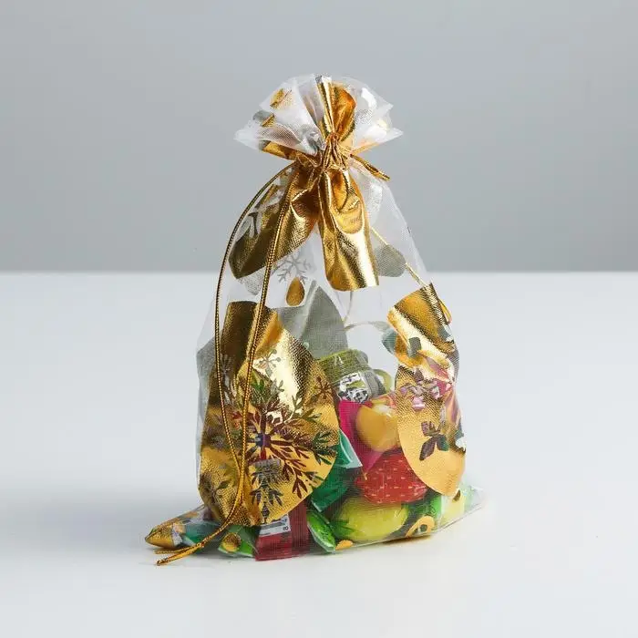 Мешочек подарочный органза «Исполнения желаний», 20 х 30 см +/- 1.5 см Мешочек подарочный органза «Исполнения желаний», 20 х 30 см +/- 1.5 см