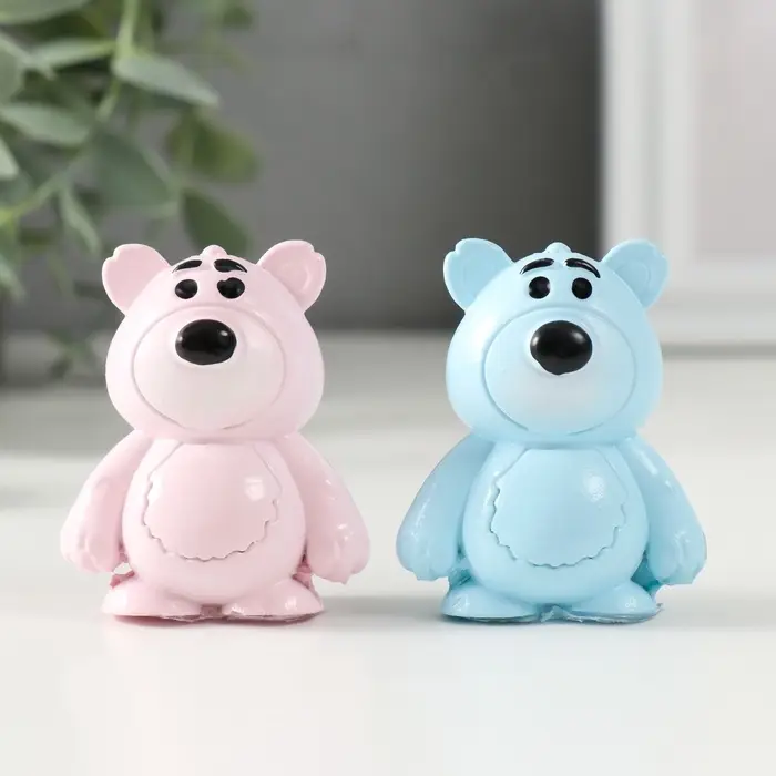 Фигурка полистоун &laquo;Яркий мишка&raquo;, 2&times;4&times;5 см, МИКС