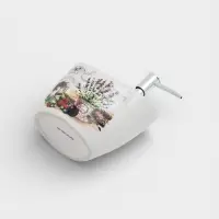 Дозатор для моющего средства с подставкой для губки Доляна &laquo;Лаванда&raquo;, 260 мл