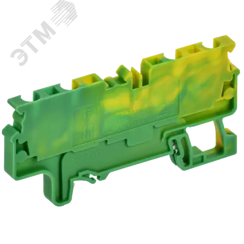 ARMAFIX Клемма пружинная CX2.5-4 PE 2,5мм2 четырехконтактная заземляющая IEK