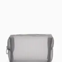 Косметичка дор Сетка 18*7,5*10, отд на молнии, серый Косметичка дор Сетка 18*7,5*10, отд на молнии, серый