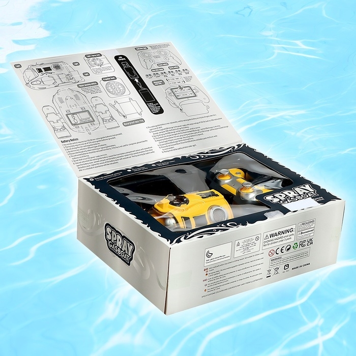 Подводная лодка на радиоуправлении «Субмарина», цвет желтый Подводная лодка на радиоуправлении «Субмарина», цвет желтый