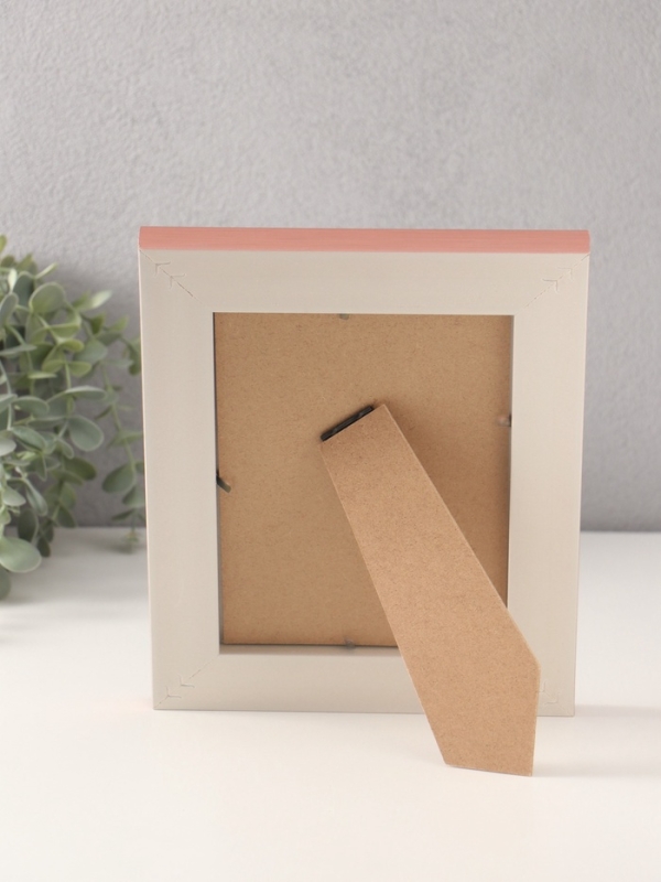 Фоторамка пластик 13х18 см "Романтизм" розовая 2,5х19,2х24,2 см