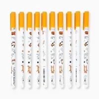 Ручка пиши-стирай, синяя паста, гелевая 0.5 мм, с колпачком &laquo;Кот&raquo;