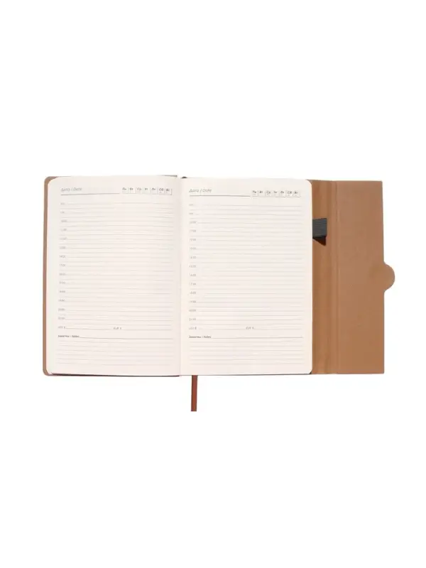 Ежедневник недатированный формат А5, с клапаном, 96л, линия, пвх, Зеленый Ежедневник недатированный формат А5, с клапаном, 96л, линия, пвх, Зеленый