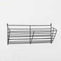 Кормушка для сена, 28&times;12&times;10.3 см, металл, чёрная