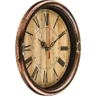 Часы настенные &laquo;Лондон&raquo;, d=23 см, плавный ход