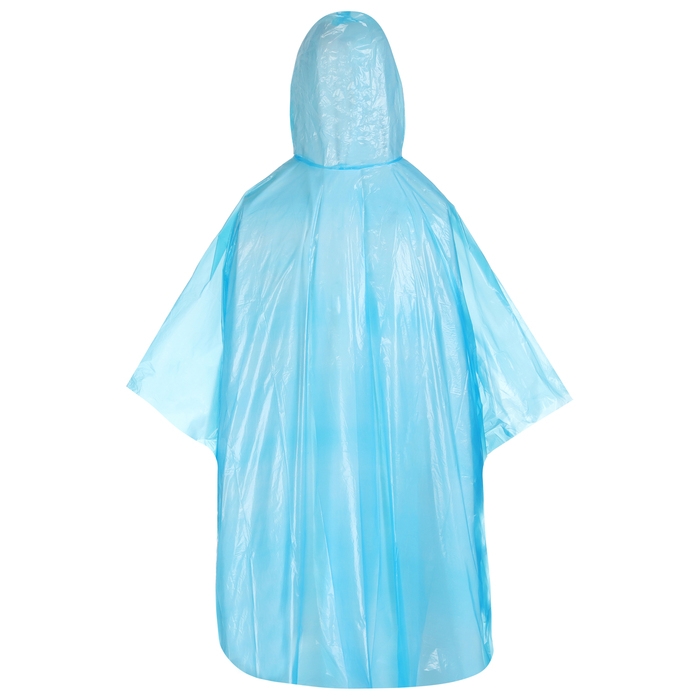 Дождевик - пончо, р. 48-50, синий Дождевик - пончо, р. 48-50, синий