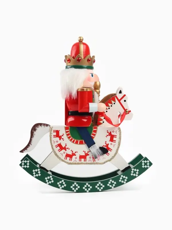 Новогодний декор  Новогодний декор "Щелкунчик на лошадке" 28 см