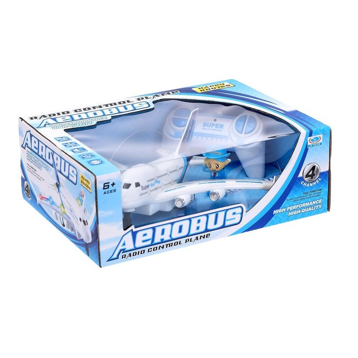Самолёт радиоуправляемый «Авиалиния», работает от батареек, МИКС Самолёт радиоуправляемый «Авиалиния», работает от батареек, МИКС