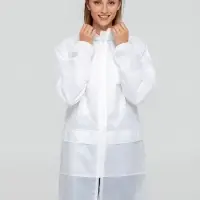 Дождевик Rainman Zip Pro белый, размер S