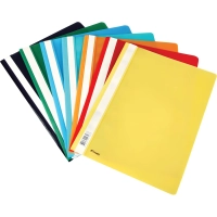 Скоросшиватель пластиковый Комус А4 оранжевый 1810