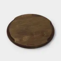 Блюдо для пиццы Adelica, d=30&times;1.8 см, дерево, массив берёзы, пропитано маслом