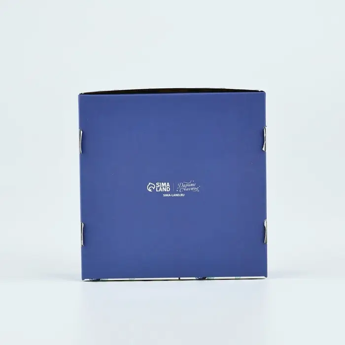 Коробка для макарун с низкими бортами «Ягоды», 11 х 11 х 3 см