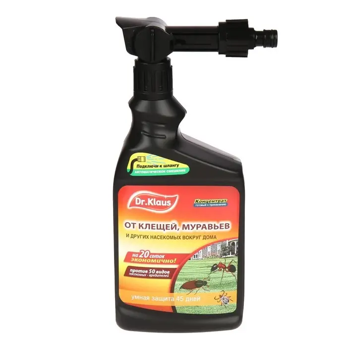 Суперконцентрат от муравьев, клещей &laquo;Эжектор Доктор Клаус&raquo; 1 л/8