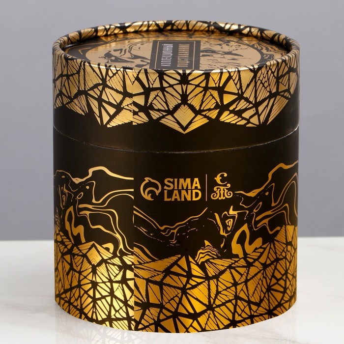 Подстаканник со стаканом  Подстаканник со стаканом "Глава семьи", 12,5 х 12,5 х 13 см