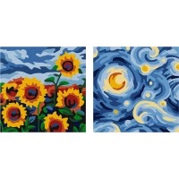Картина по номерам (на магните)  Вдохновение Ван Гога, ФРЕЯ, PNBM-002