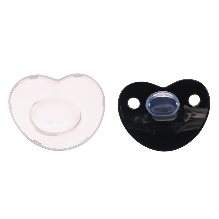 Соска - пустышка силиконовая ортодонтическая «BOSS», от 6 мес., с колпачком, цвет черный/золото, стразы Соска - пустышка силиконовая ортодонтическая «BOSS», от 6 мес., с колпачком, цвет черный/золото, стразы