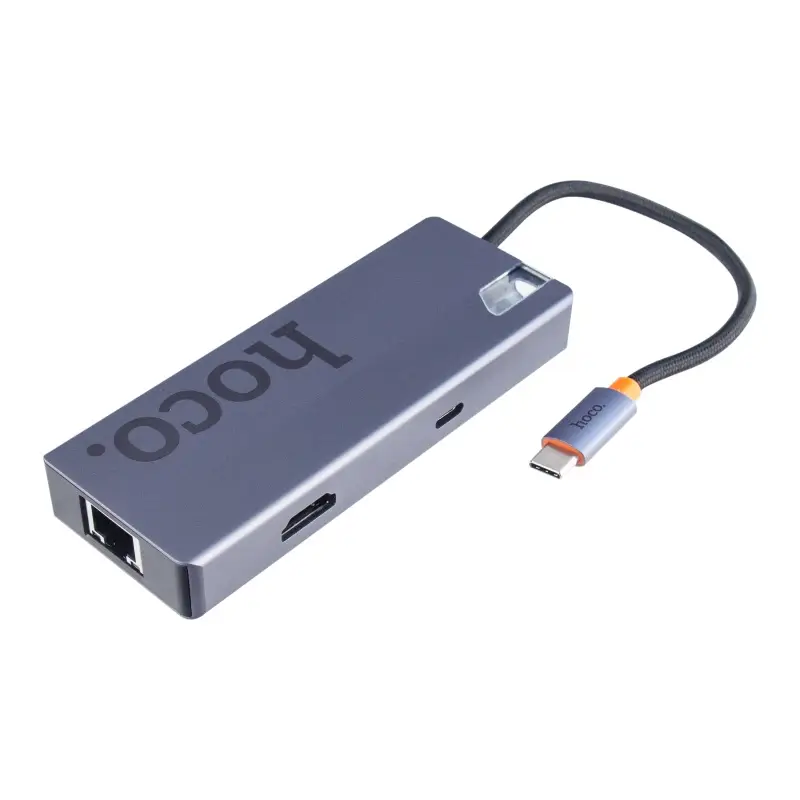 HUB Type-C 6 в1 (3 USB3.0 +HDMI +USB-C PD + SD/TF) Baseus black WKQX050001