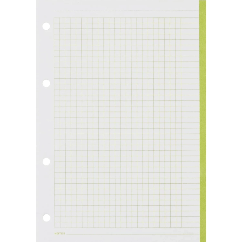 Сменный блок для тетрадей на кольцах, BeSmart А5 120л клетка Цветной N001d