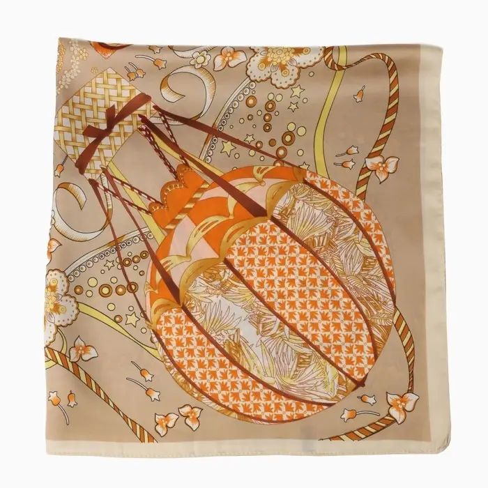 Платок женский MINAKU р-р 70*70 см, цв. оранжевый