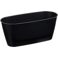 Горшок д/цветов Laurel 354х152х150мм,5л с дренажной вставк(сер),221611135