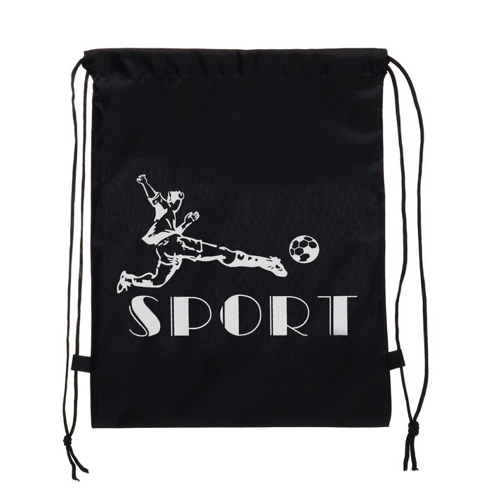 Мешок для обуви 420 х 340 мм, Calligrata SPORT, (мягкий полиэстер, плотность 210D), чёрный МИКС Мешок для обуви 420 х 340 мм, Calligrata SPORT, (мягкий полиэстер, плотность 210D), чёрный МИКС