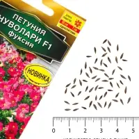 Семена цветов Петуния &laquo;Нуволари&raquo;, полуампельная, фуксия, F1, 5 шт., Farao, &laquo;АЭЛИТА&raquo;