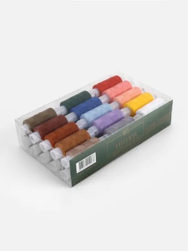 Набор ниток 45ЛЛ, 200 м, 30 шт., цвет разноцветный