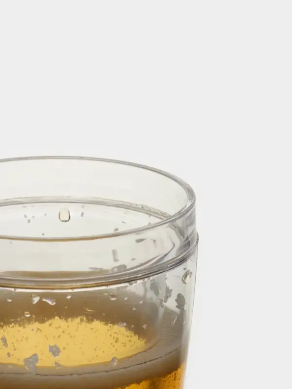 Кружка для пива охлаждающая, 420 мл, пластик, прозрачная