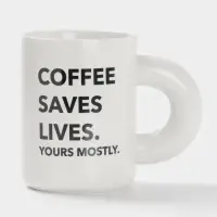 Кружка Доляна Coffee time, фарфор, 400 мл, 12.5&times;8&times;10.8 см, фарфор, белая