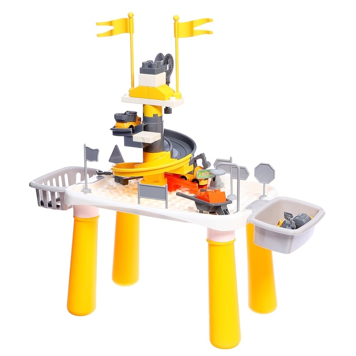 Интерактивный набор-парковка «Приключения на стройке», 4 машинки в наборе, подвижные элементы, аксессуары Интерактивный набор-парковка «Приключения на стройке», 4 машинки в наборе, подвижные элементы, аксессуары