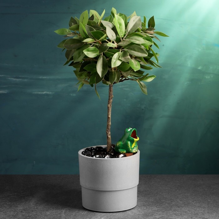 Ороситель  Ороситель "Лягушка" для комнатных и садовых растений Кунгурская керамика, 50мл, 4см, зелёный